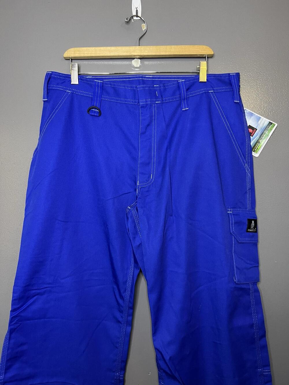 Mascot Cargo Pants Mens 38x35 Blue Berkeley Industry Workwear 13579-442-11